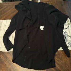 Black slouchy cardigan